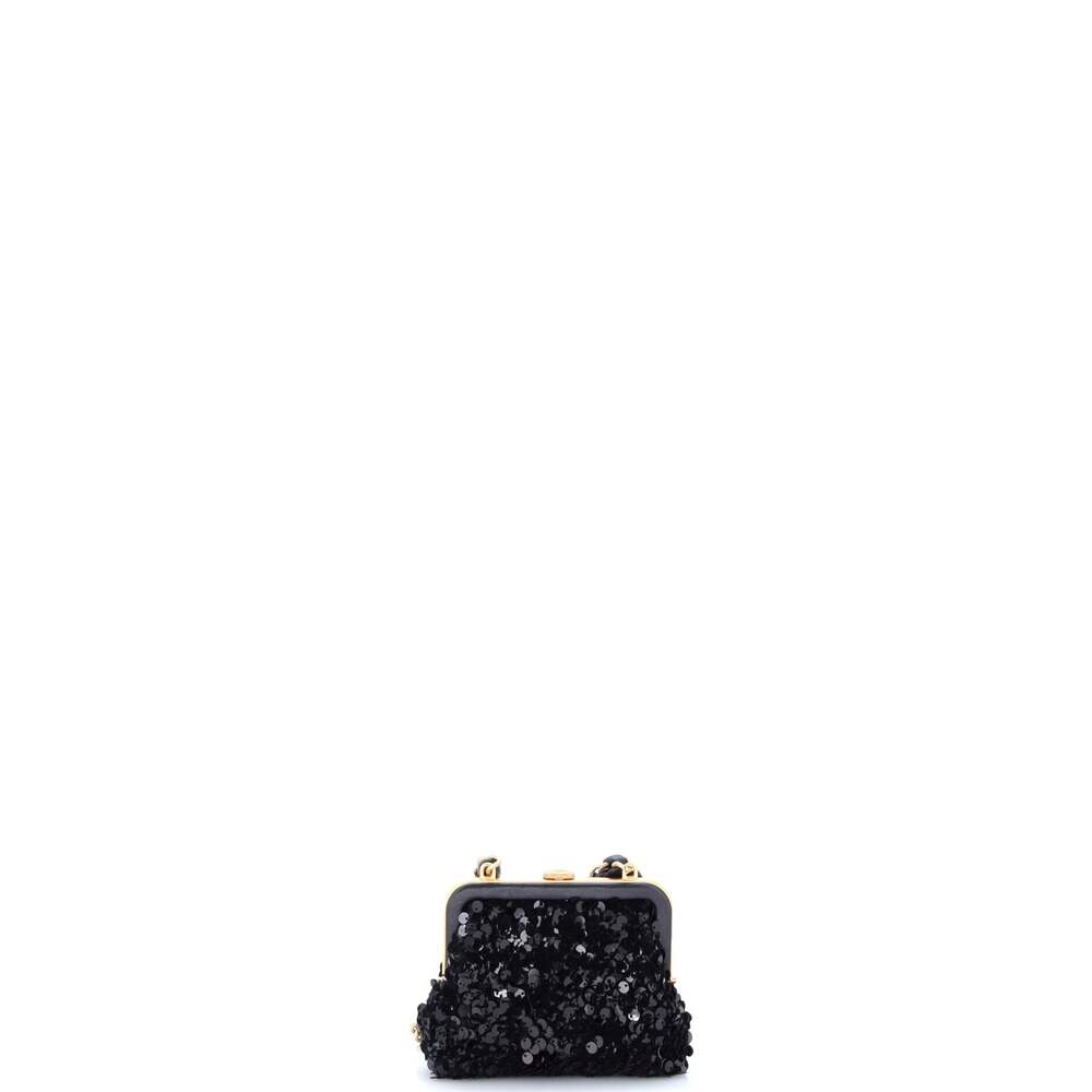 Chanel Bow Frame Clutch With Chain #268049C39B - Picture 3 of 6